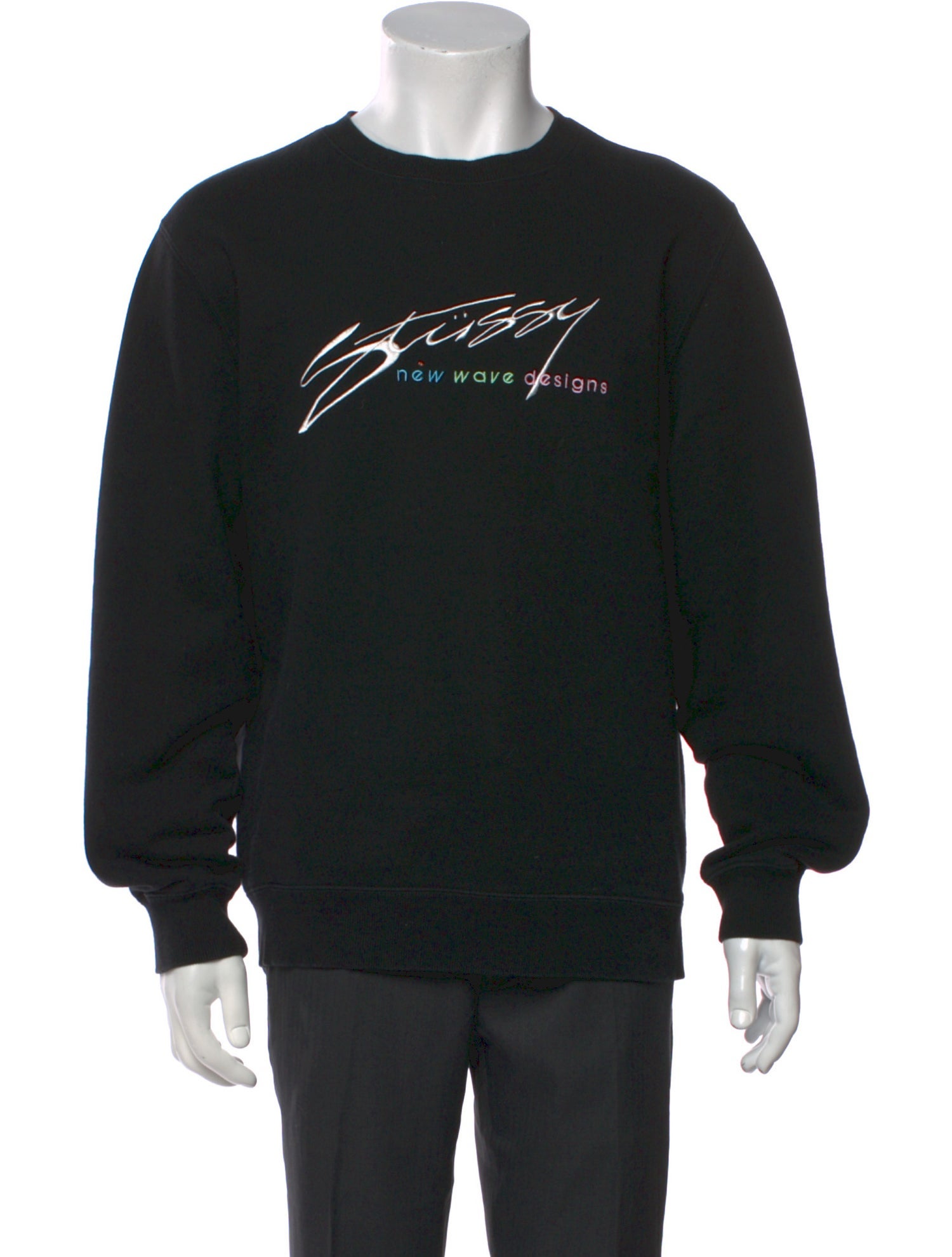 Stüssy Graphic Print Crew Neck Sweatshirt
