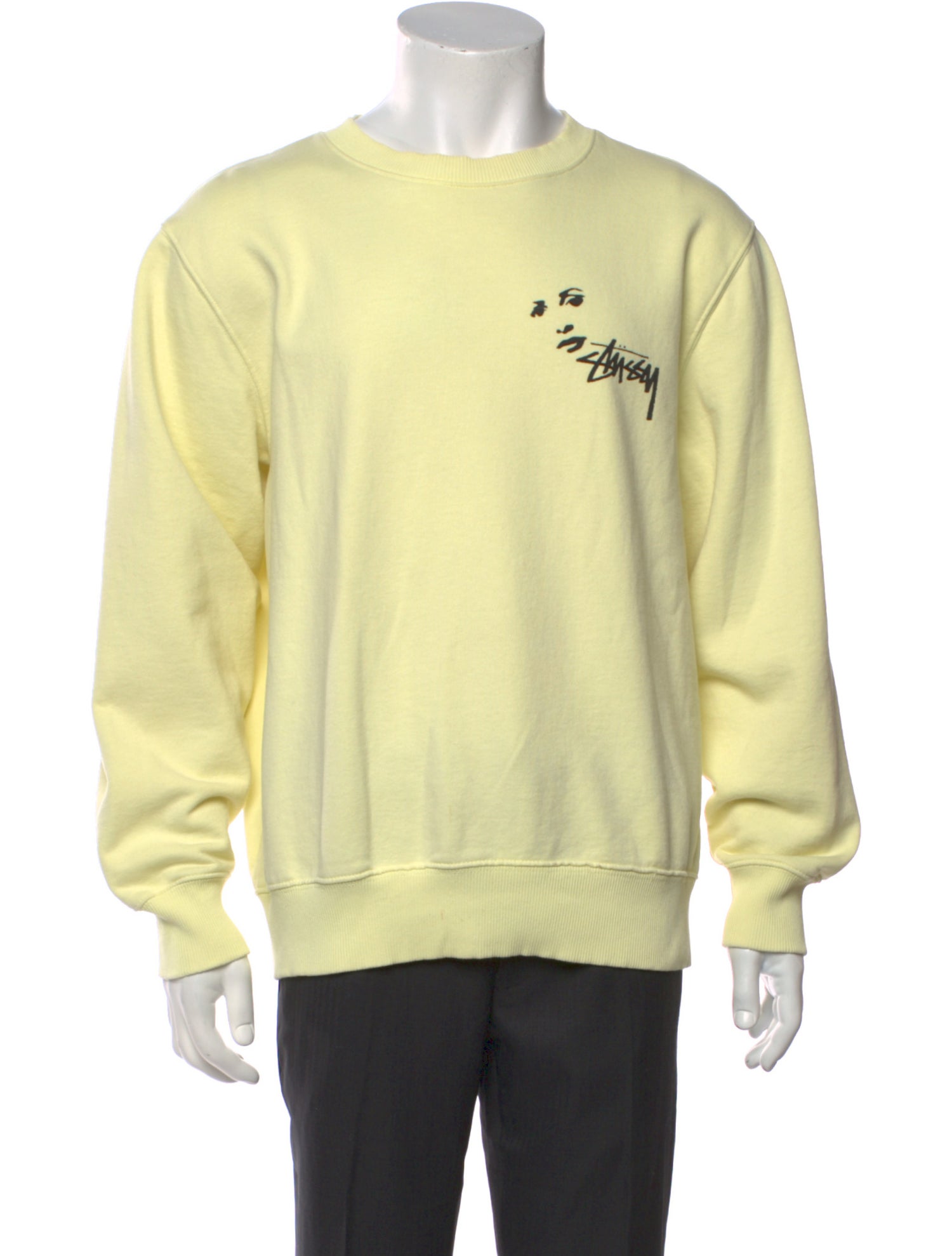 Stüssy Graphic Print Crew Neck Sweatshirt