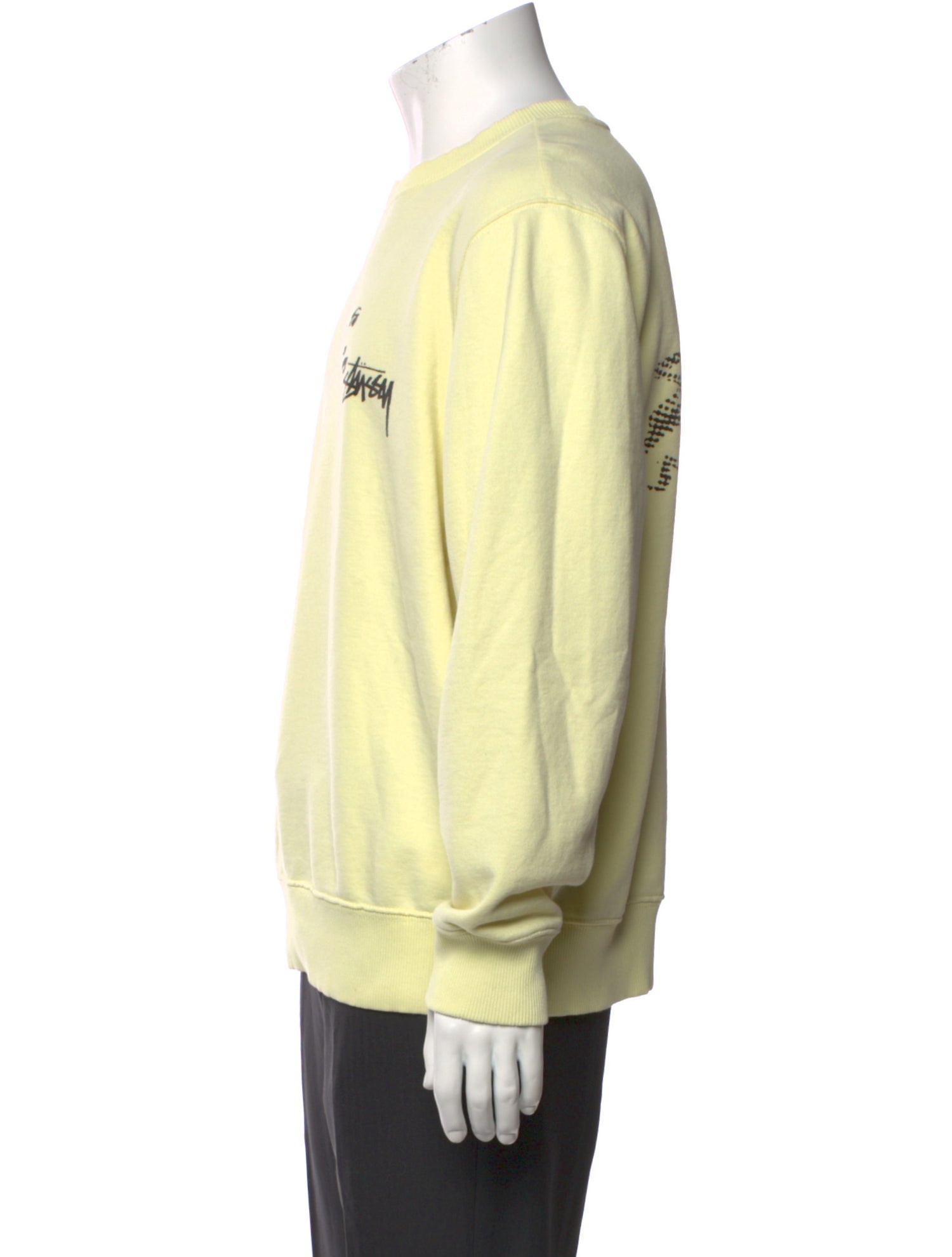 Stüssy Graphic Print Crew Neck Sweatshirt