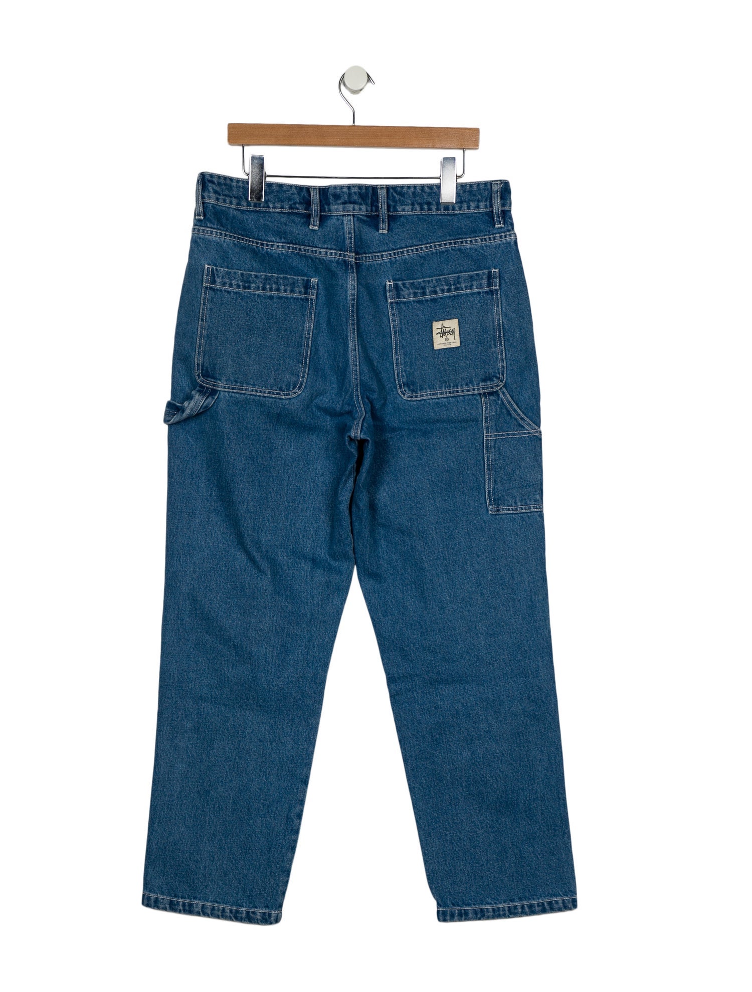 Stüssy High-Rise Straight Leg Jeans