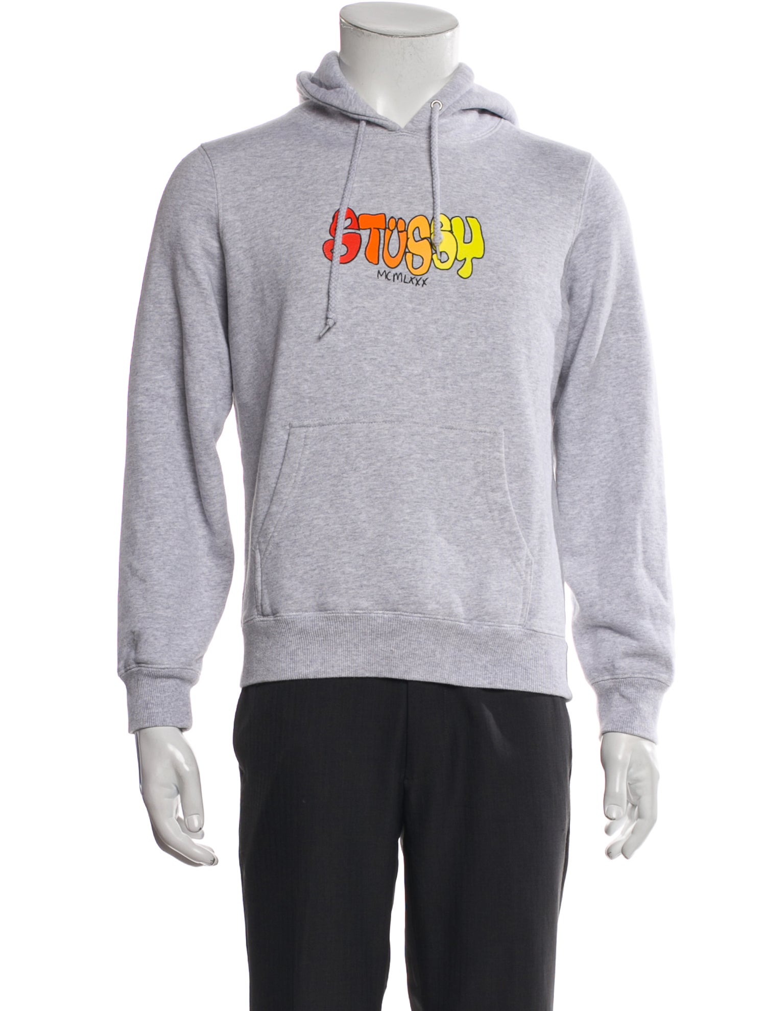 Stüssy Graphic Print Crew Neck Hoodie