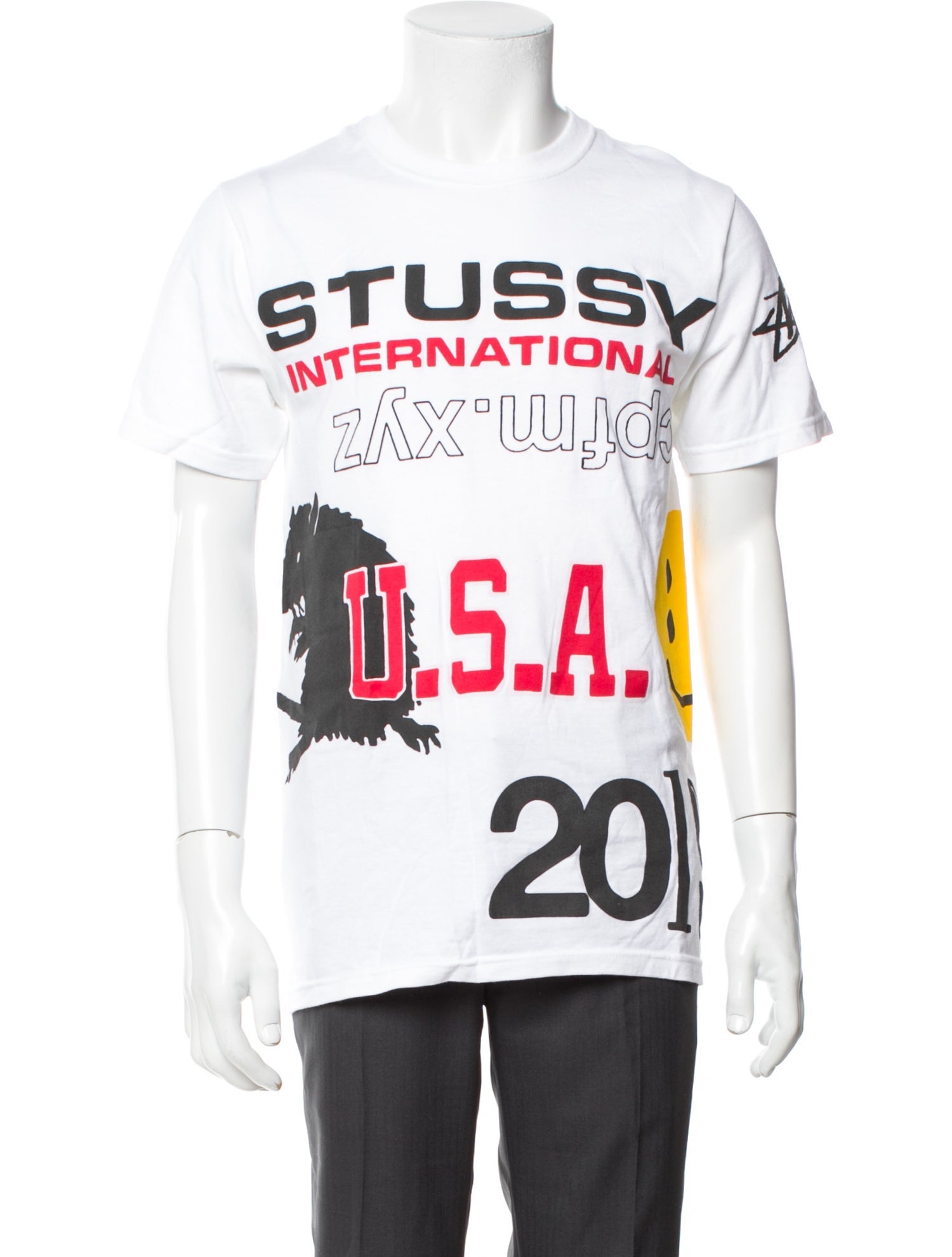 Stüssy Graphic Print Crew Neck T-Shirt