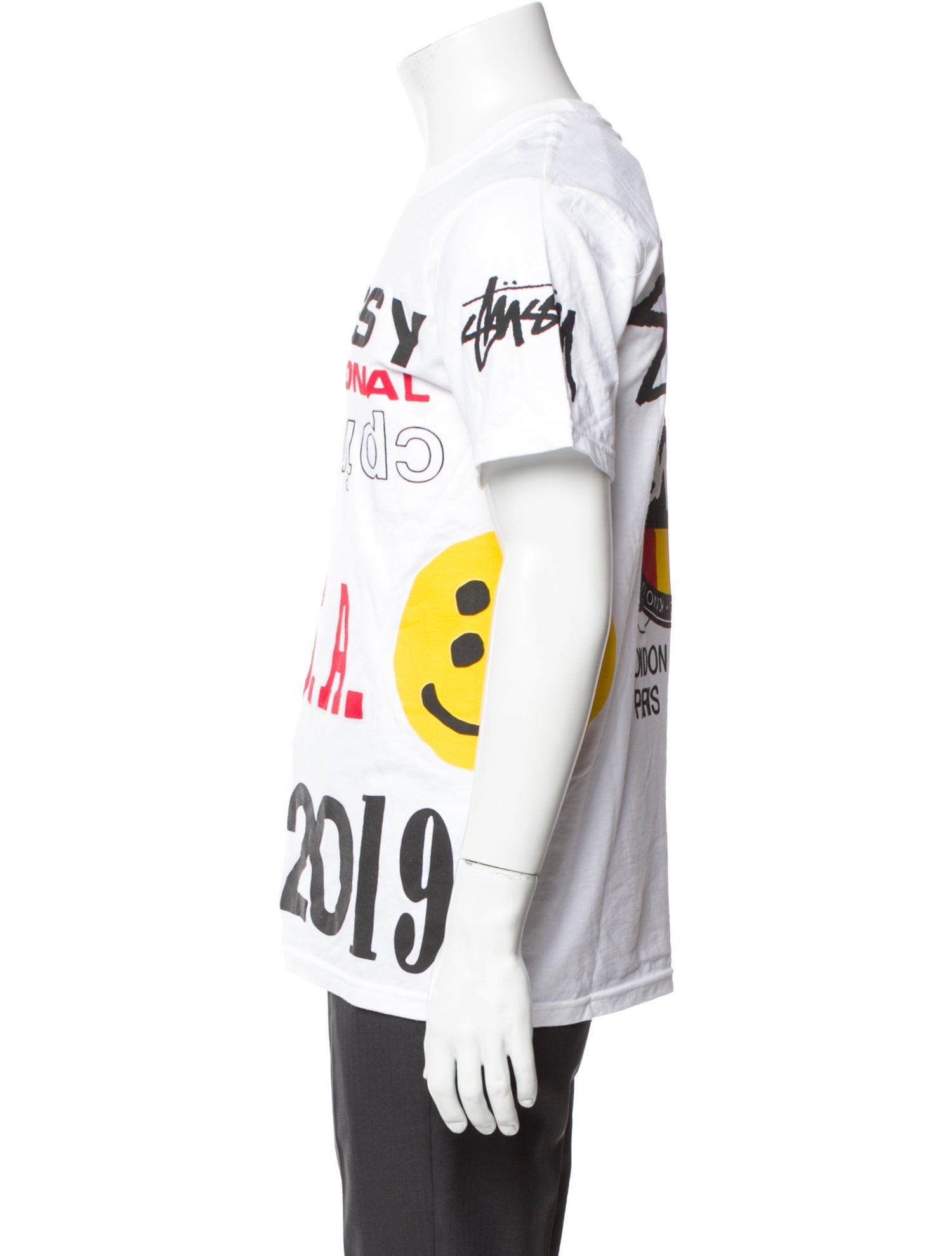 Stüssy Graphic Print Crew Neck T-Shirt