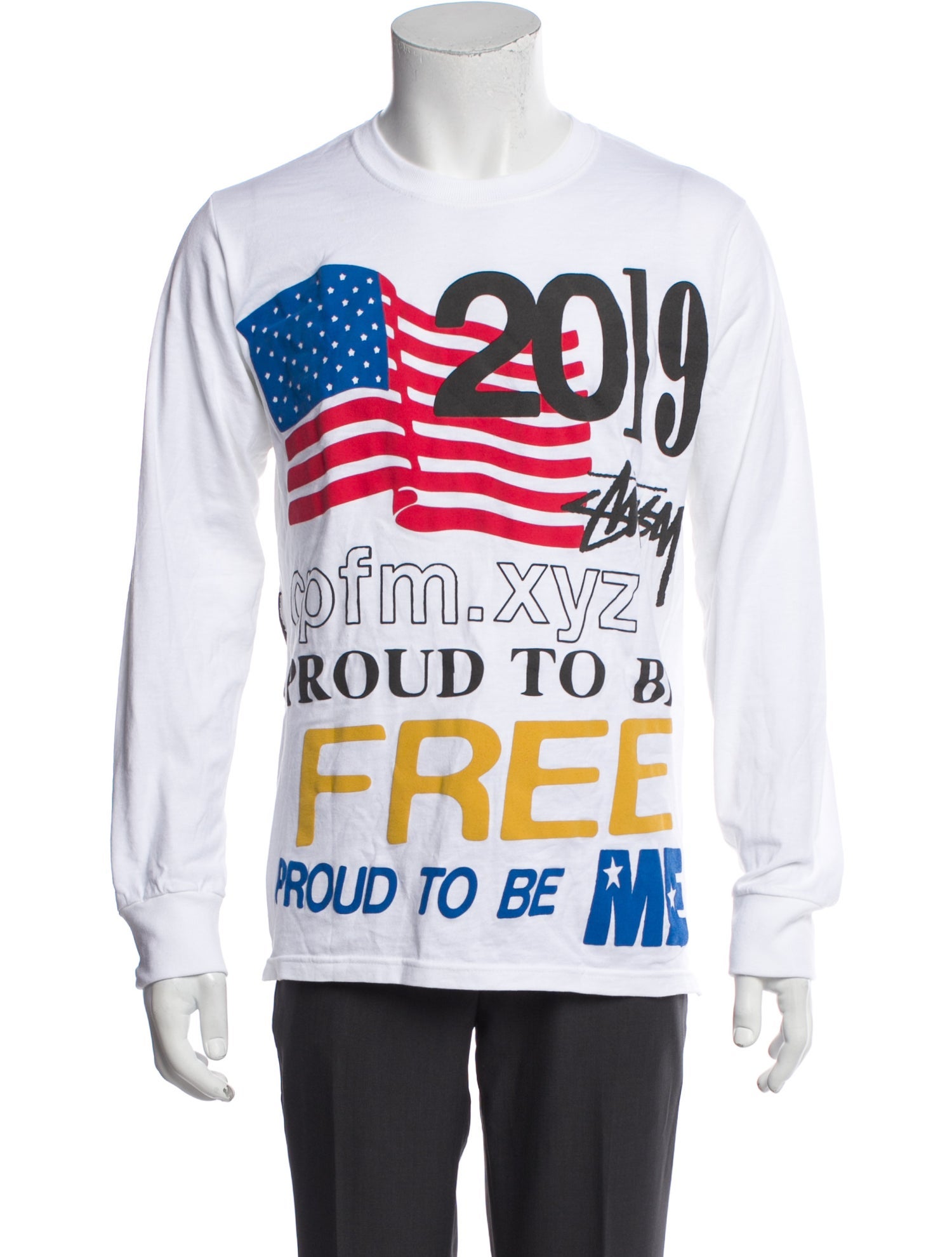 Stüssy Graphic Print Crew Neck T-Shirt