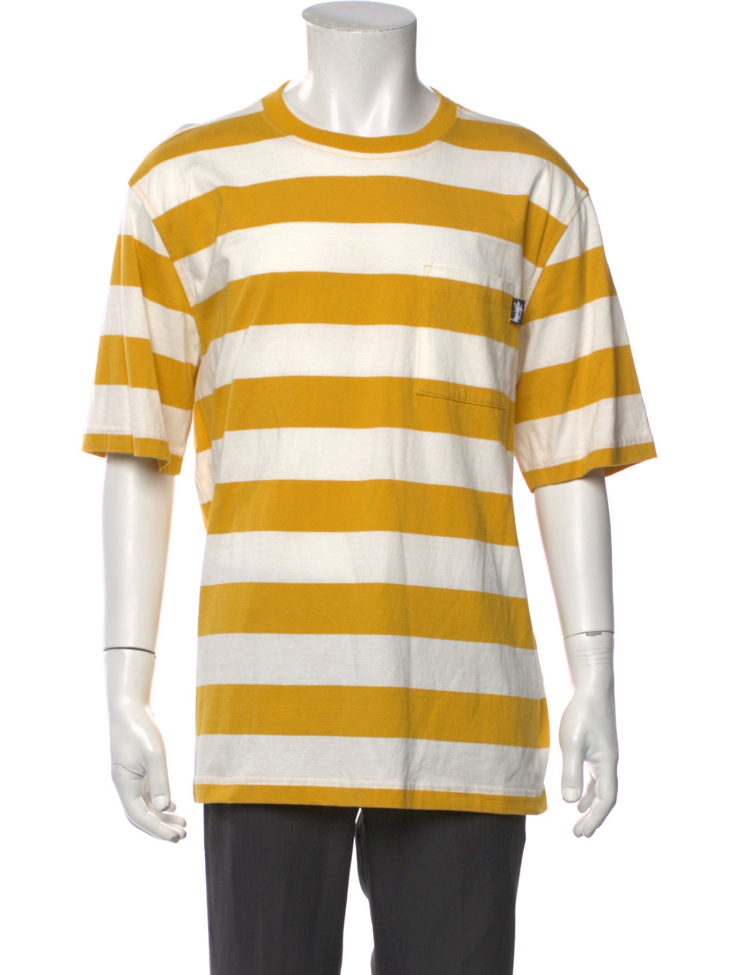 Stüssy Striped Crew Neck T-Shirt
