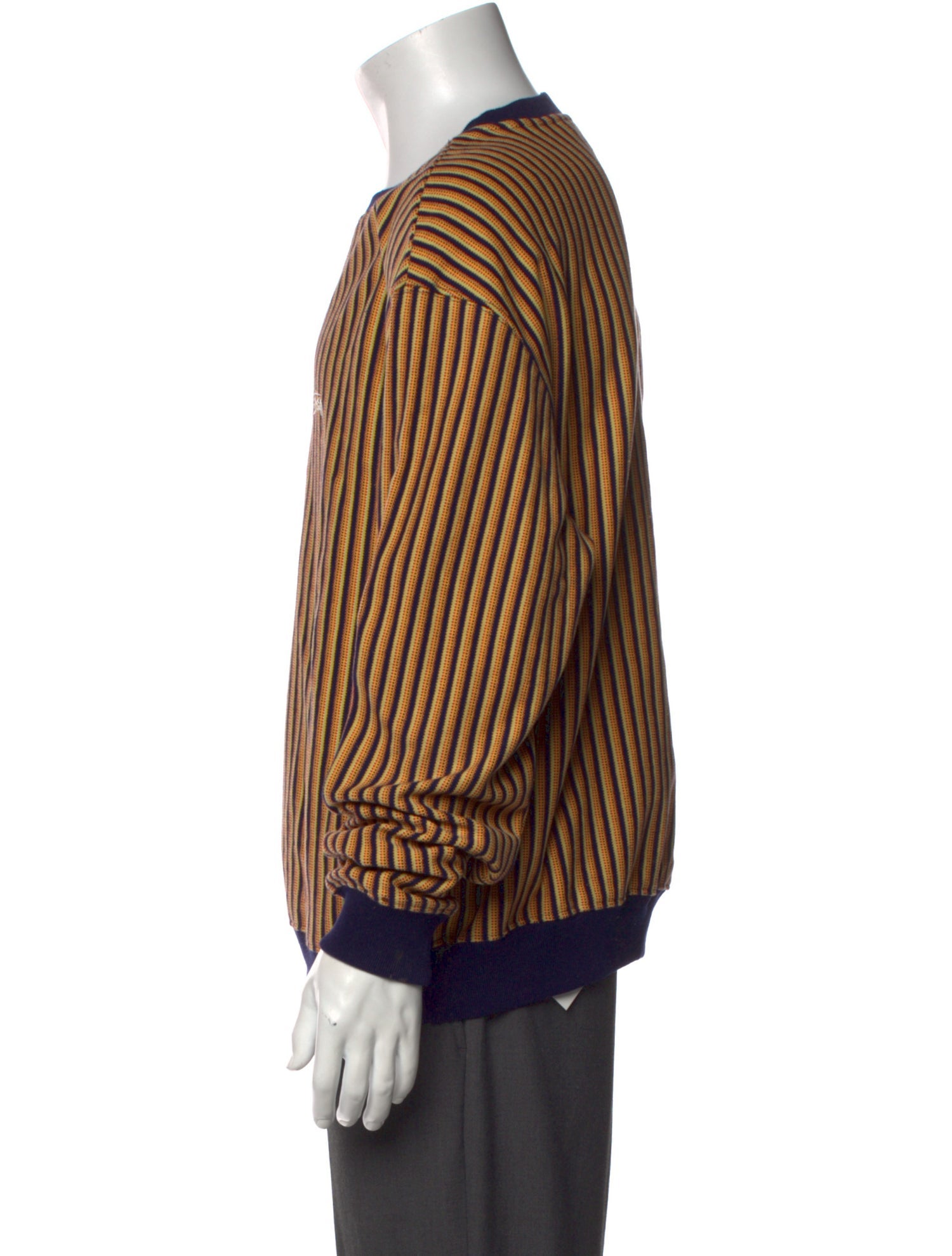 Stüssy Striped Crew Neck Pullover