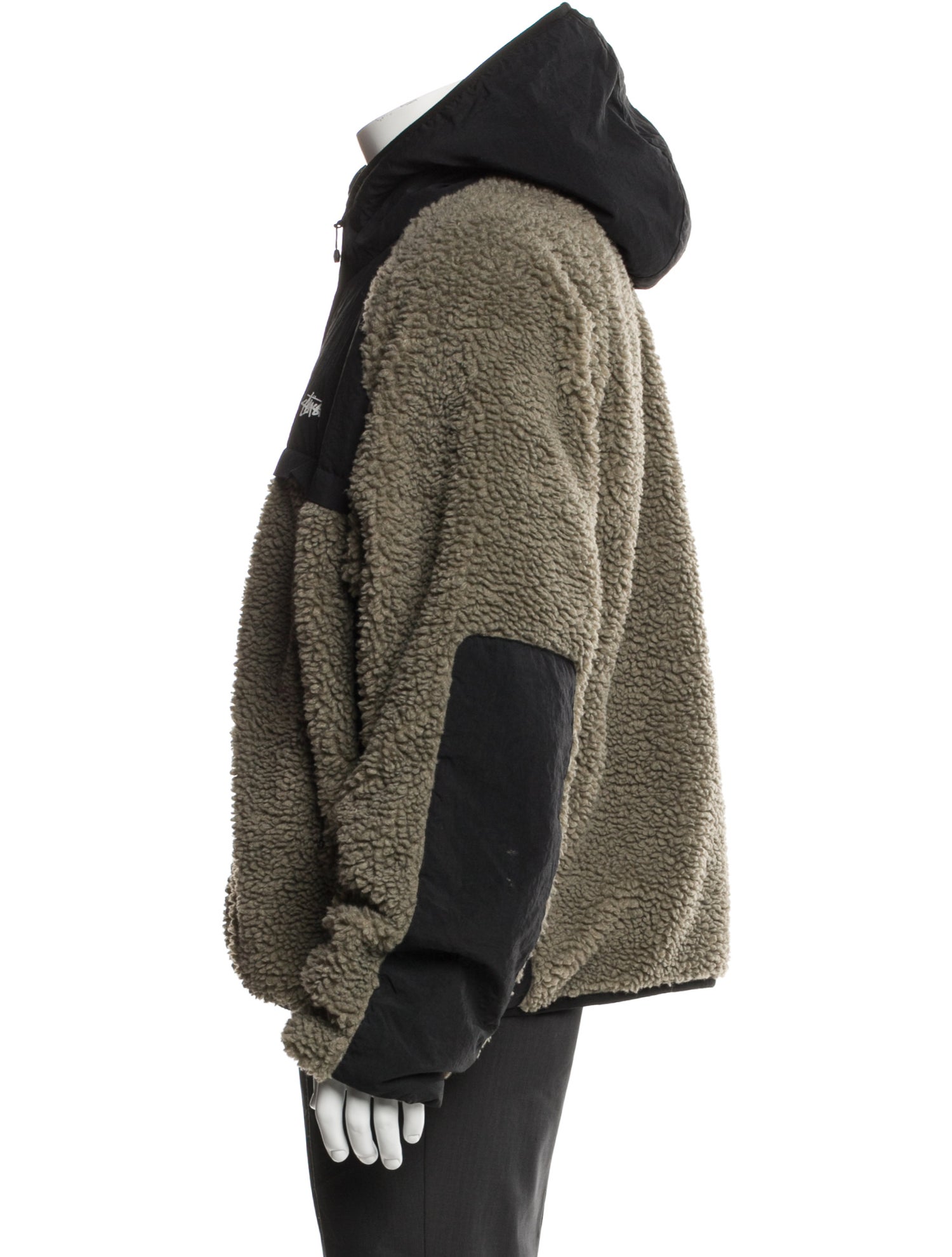 Stüssy Colorblock Pattern Puffer Coat