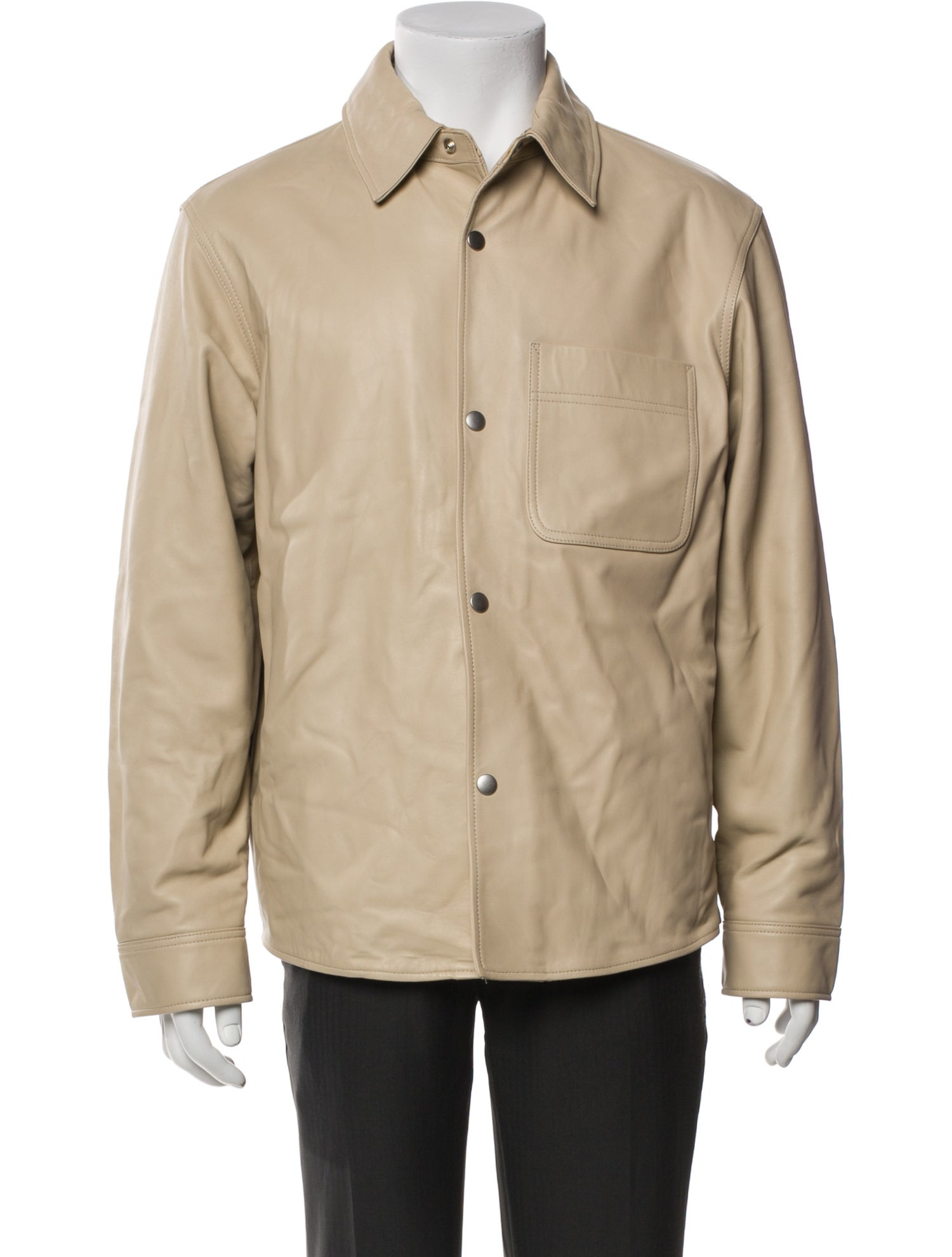 Stüssy Lamb Leather Utility Jacket w/ Tags