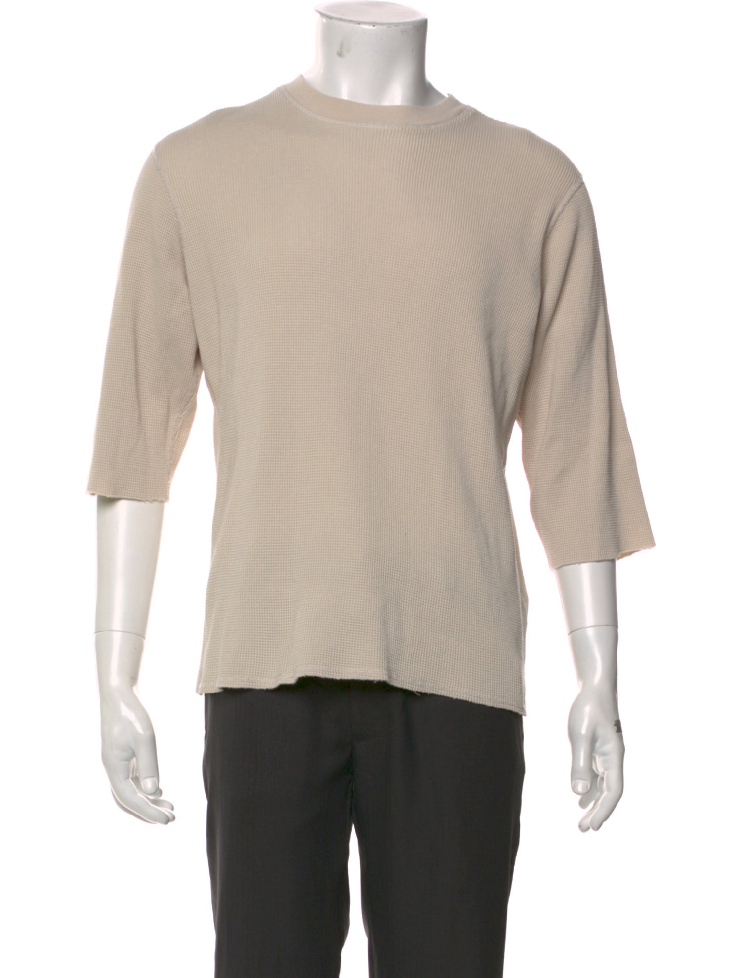 Stüssy Crew Neck Three-Quarter Sleeve T-Shirt