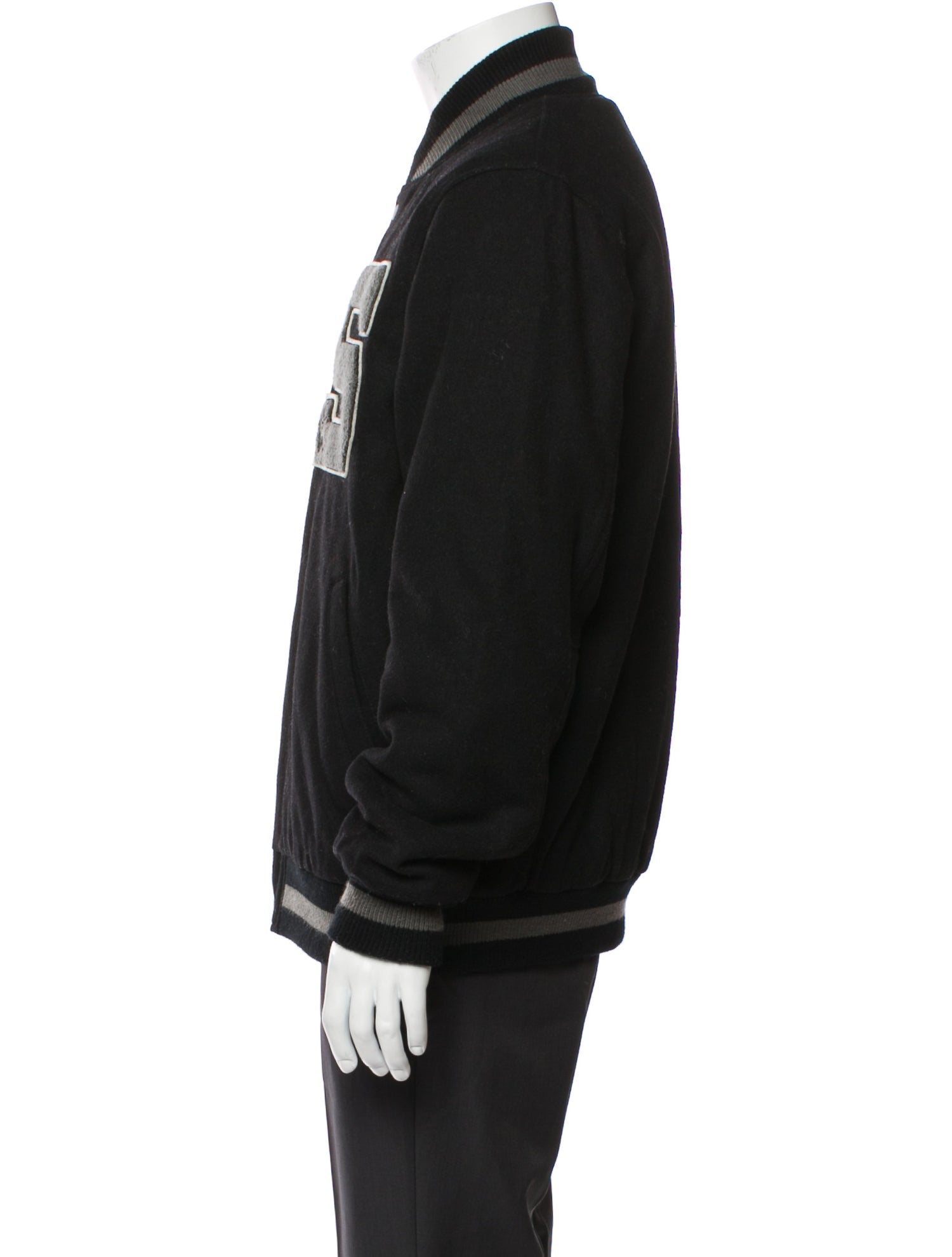 Stüssy Graphic Print Varsity Jacket