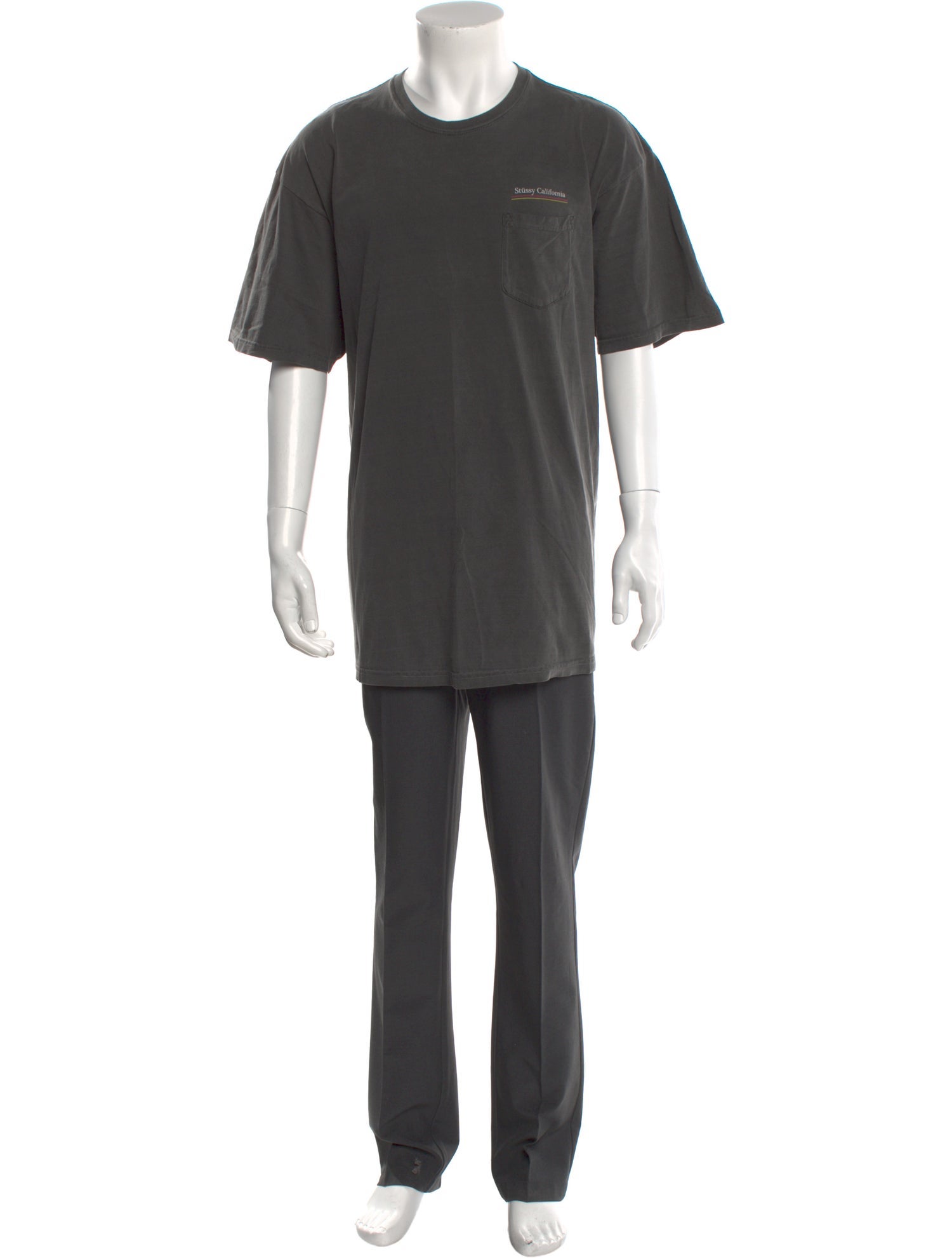 Stüssy Graphic Print Crew Neck T-Shirt