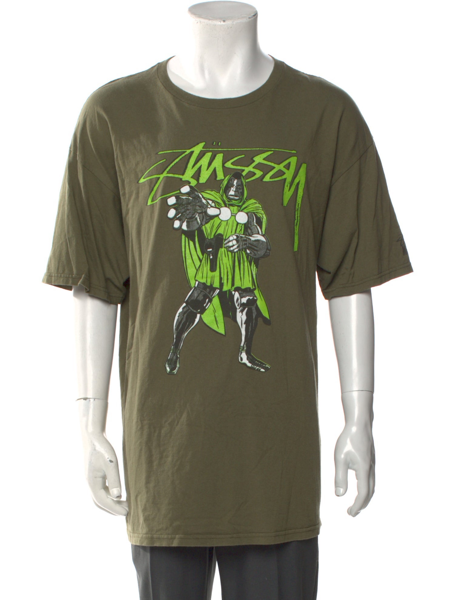 Stüssy Graphic Print Crew Neck T-Shirt