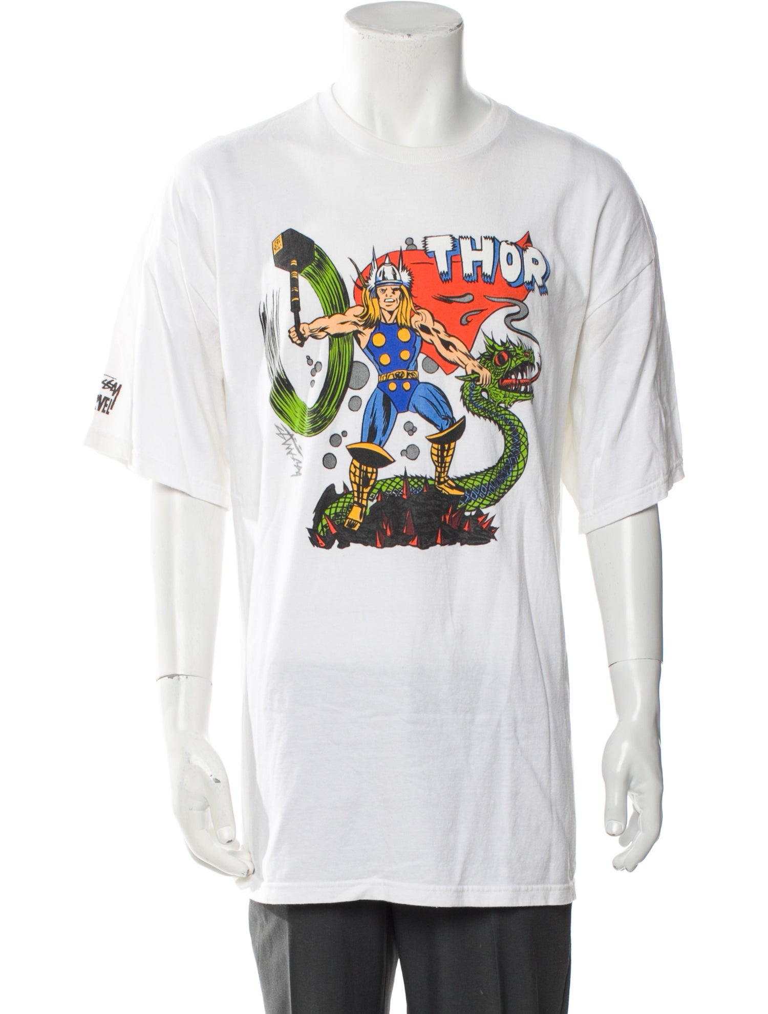 Stüssy Graphic Print Crew Neck T-Shirt