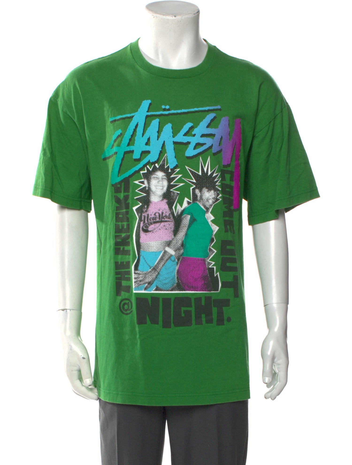 Stüssy Graphic Print Crew Neck T-Shirt