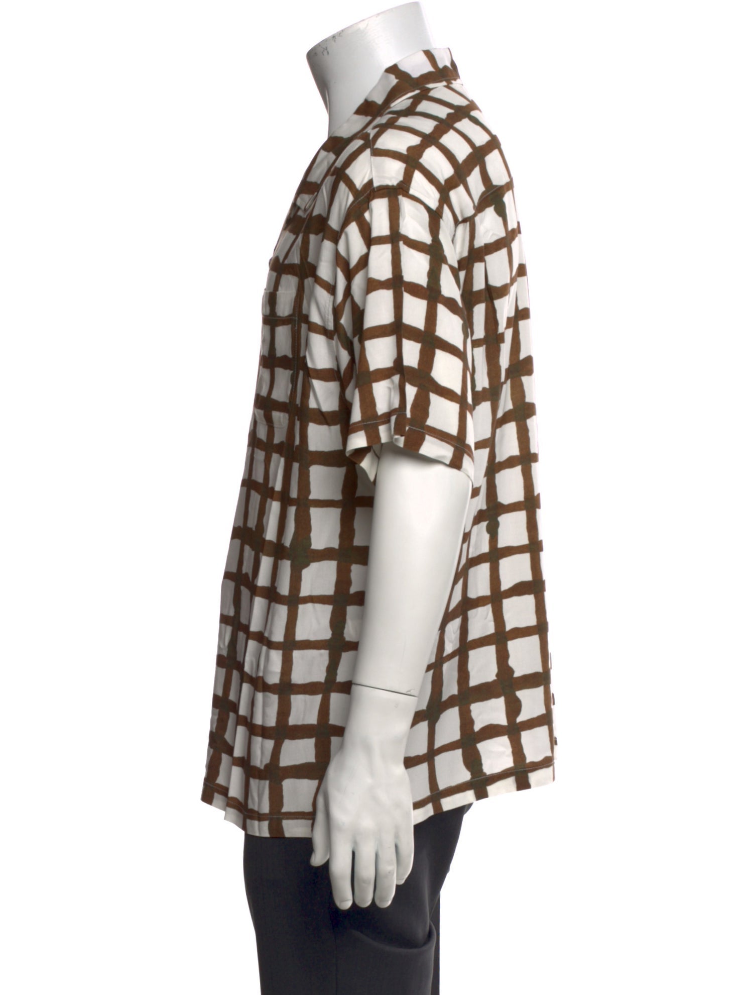 Stüssy Plaid Print Short Sleeve Shirt