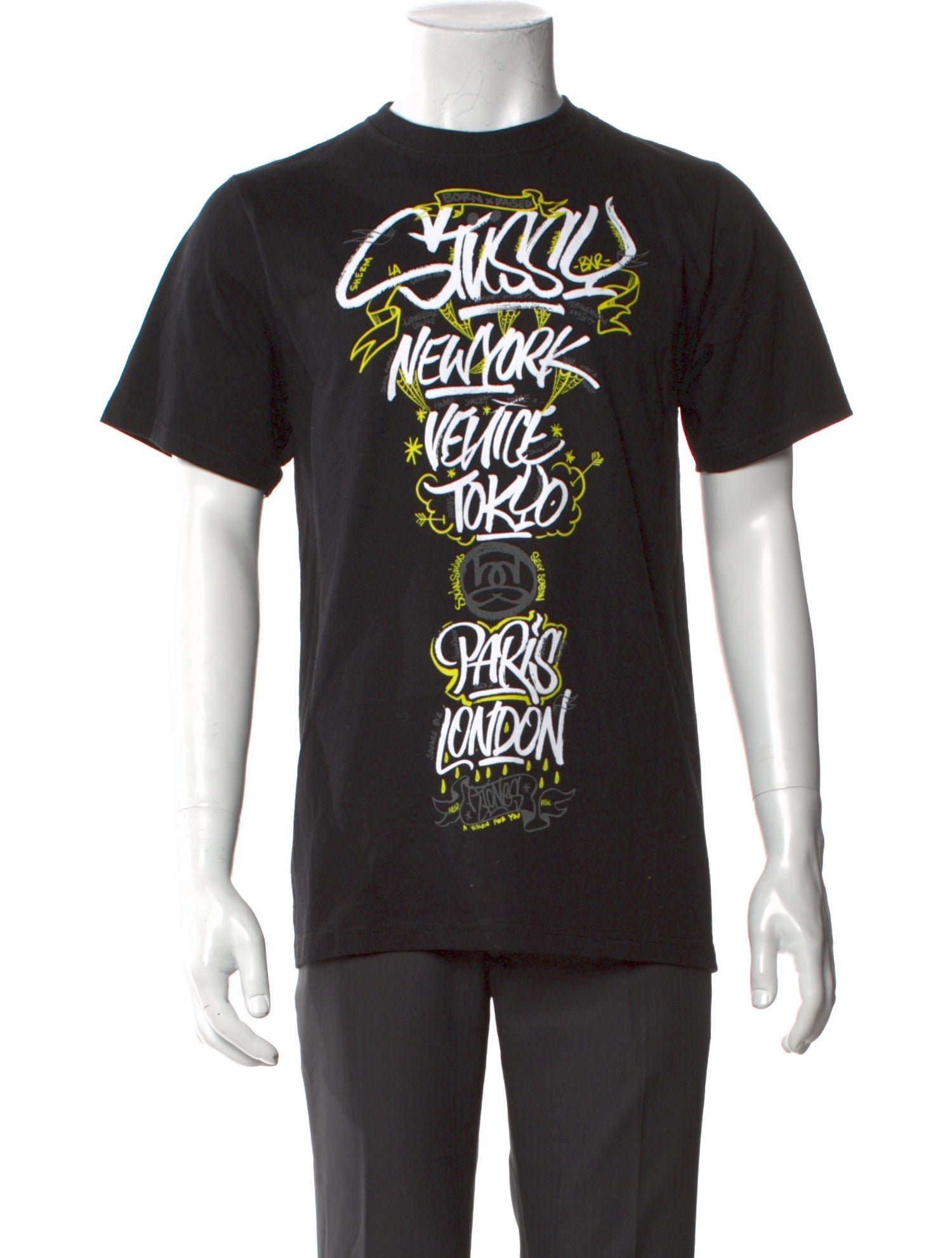 Stüssy Graphic Print Crew Neck T-Shirt