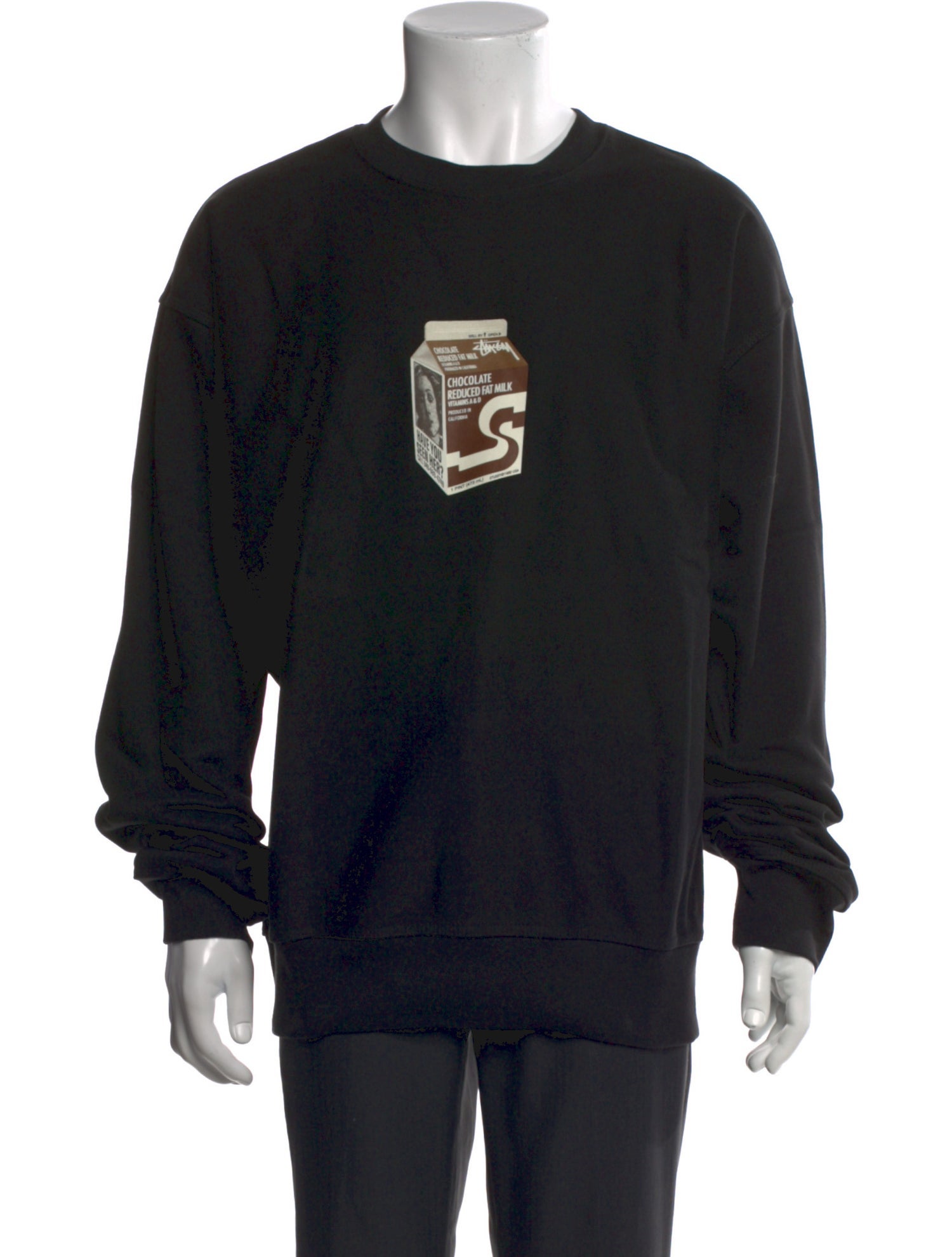 Stüssy Graphic Print Crew Neck Sweatshirt w/ Tags
