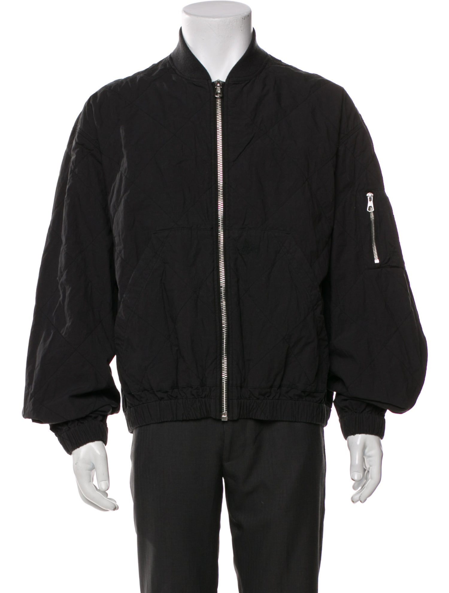 Stüssy Graphic Print Bomber Jacket