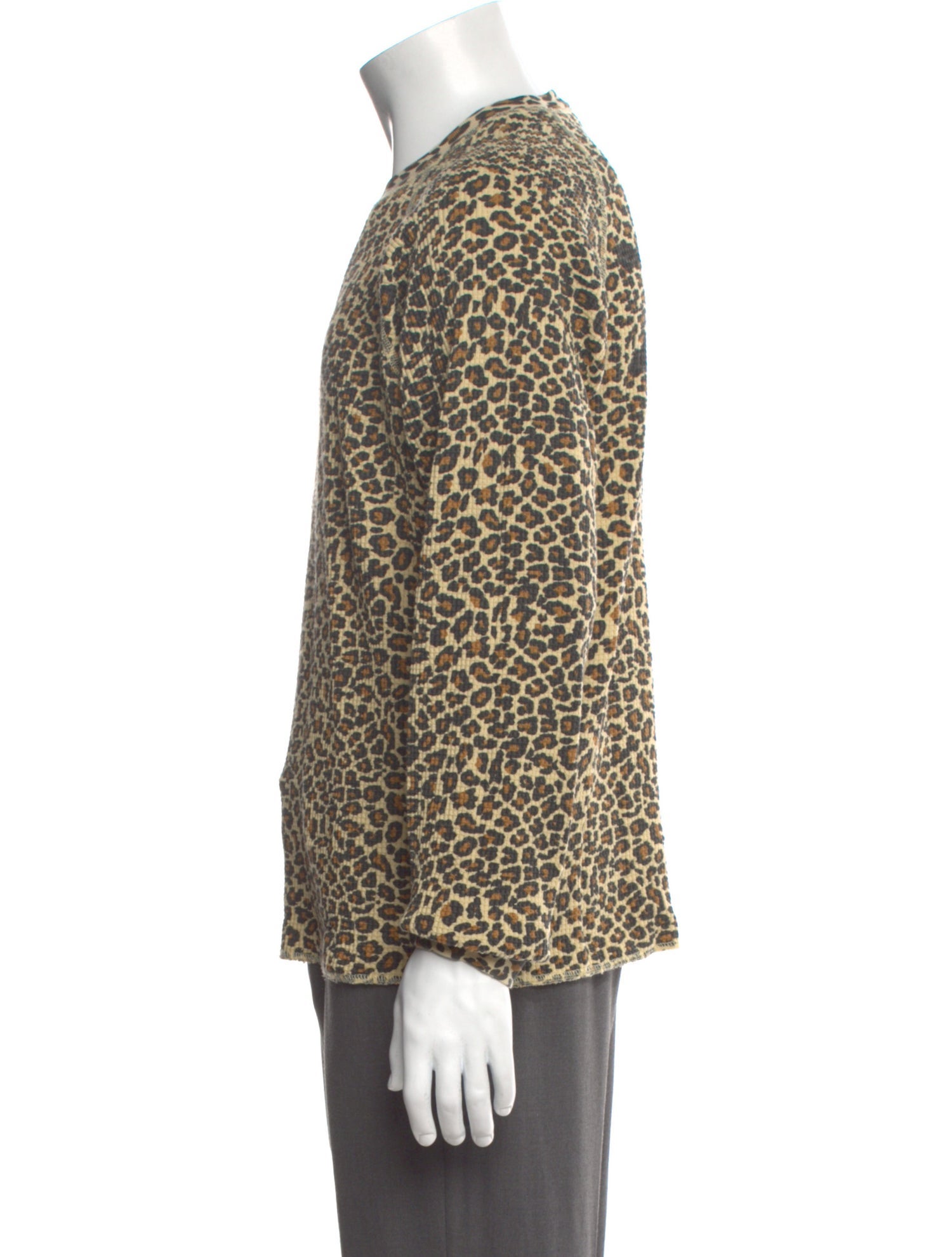 Stüssy Animal Print Crew Neck Sweatshirt