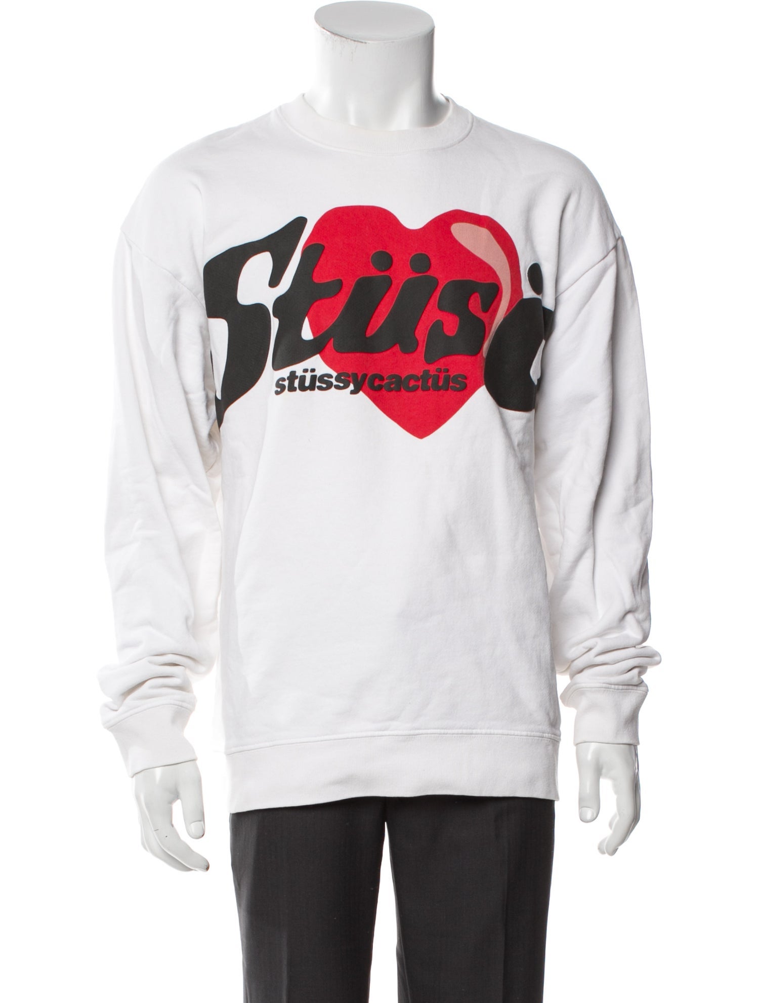 Stüssy Graphic Print Crew Neck Pullover