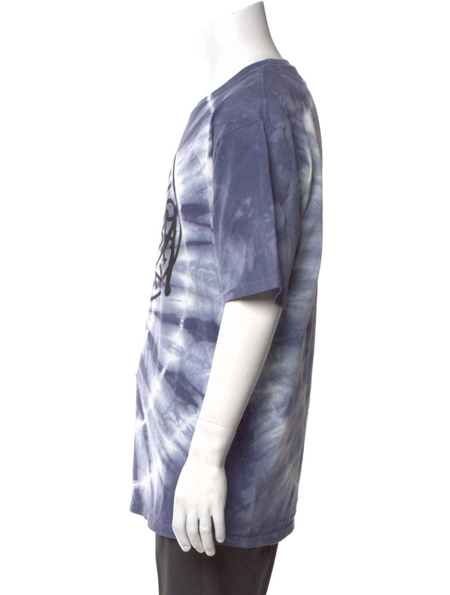 Stüssy Tie-Dye Print Crew Neck T-Shirt