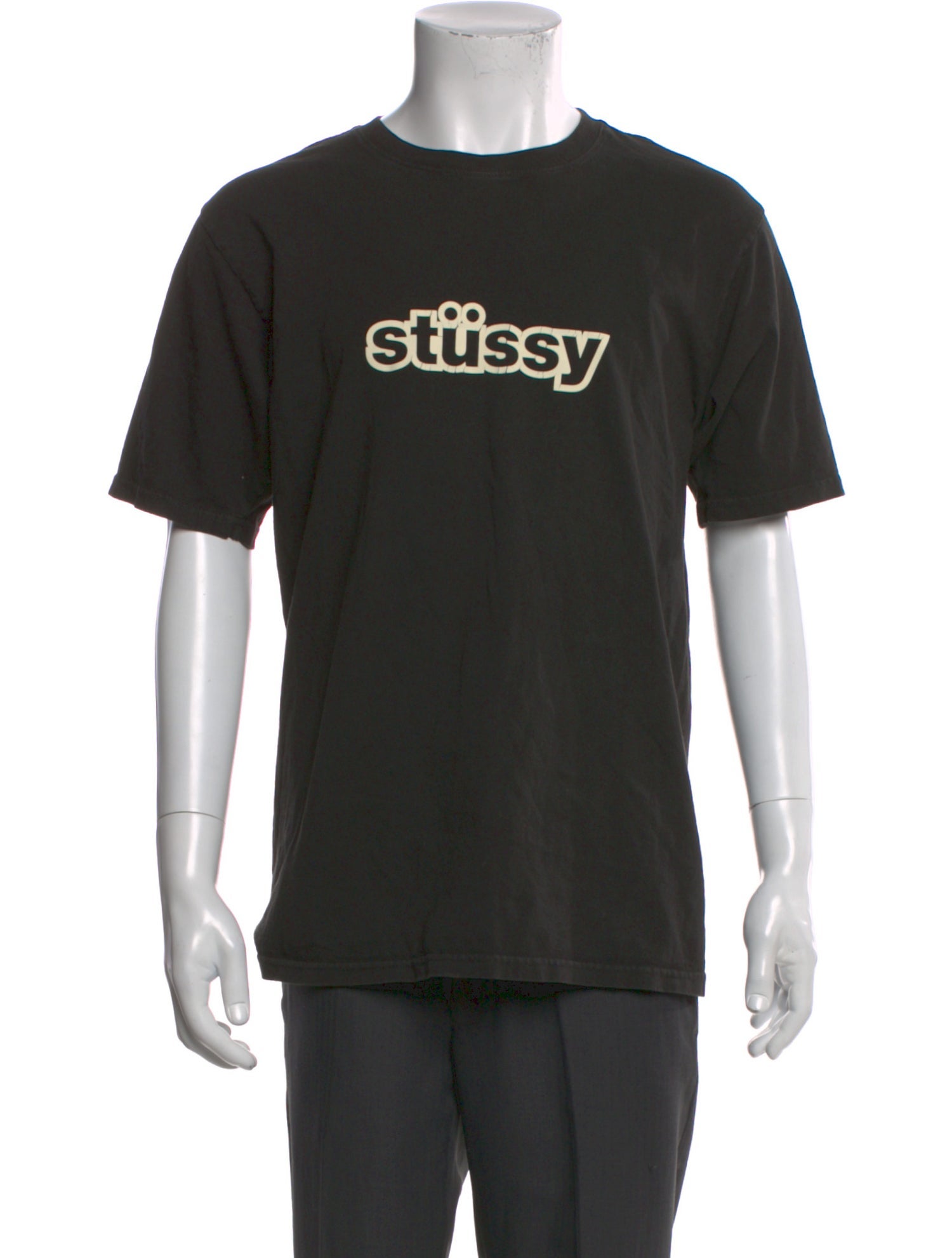 Stüssy Graphic Print Crew Neck T-Shirt