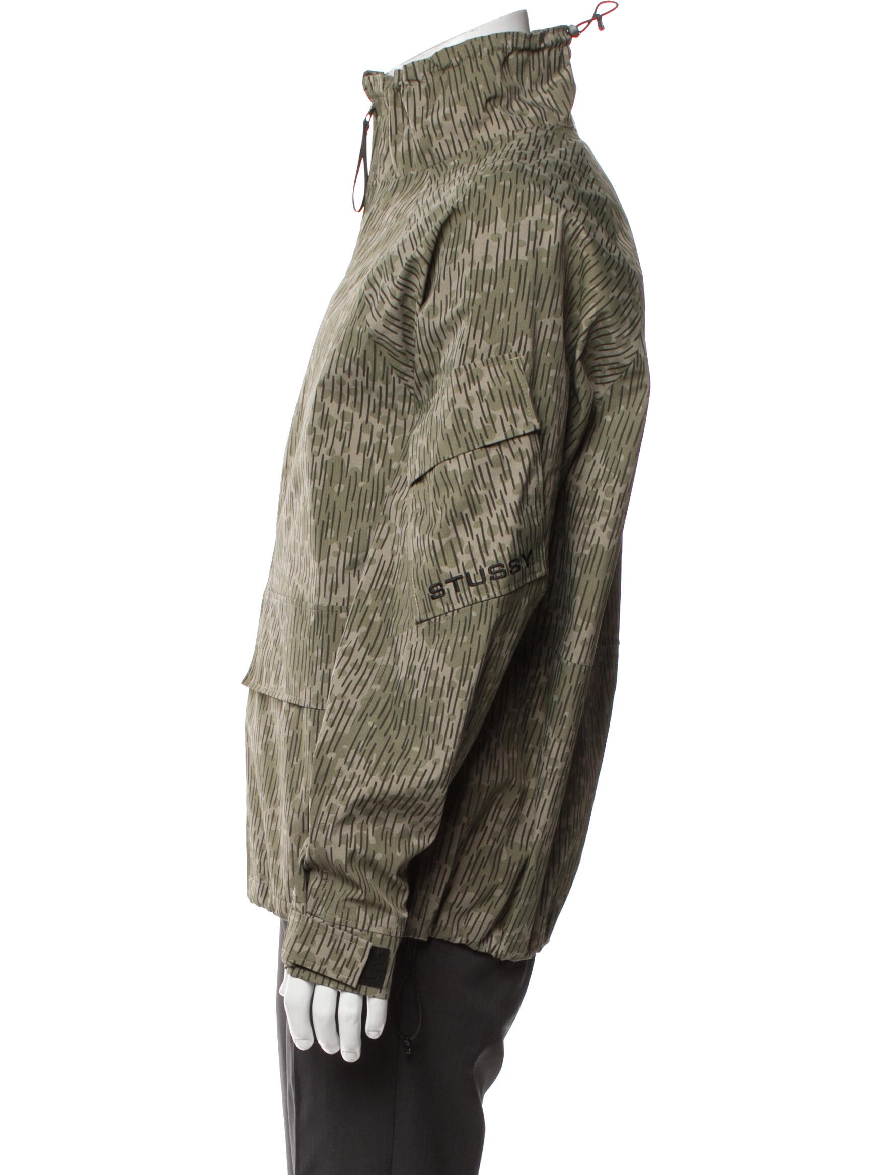 Stüssy Camouflage Print Utility Jacket