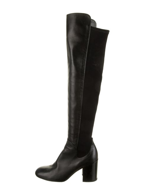 Stuart Weitzman Leather Over-The-Knee Boots Black