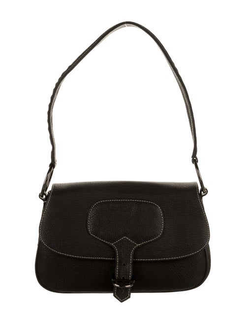 Stuart Weitzman Leather Shoulder Bag Black