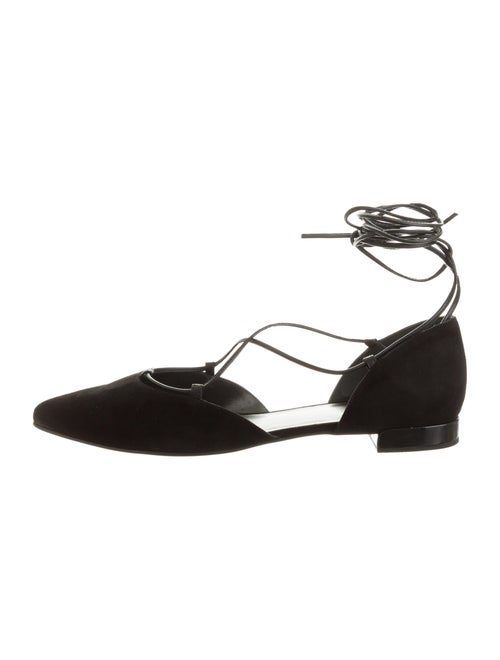 Stuart Weitzman Suede Gilligan Flats Suede Ballet