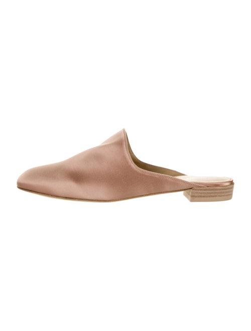 Stuart Weitzman Square-Toe Mules Pink
