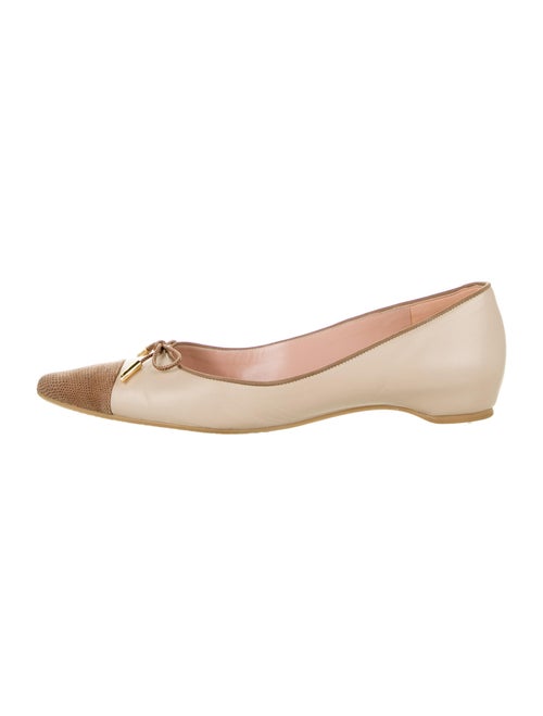 Stuart Weitzman Capricorn Leather Ballet Flats