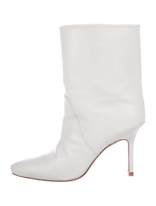 Stuart Weitzman Leather Boots White