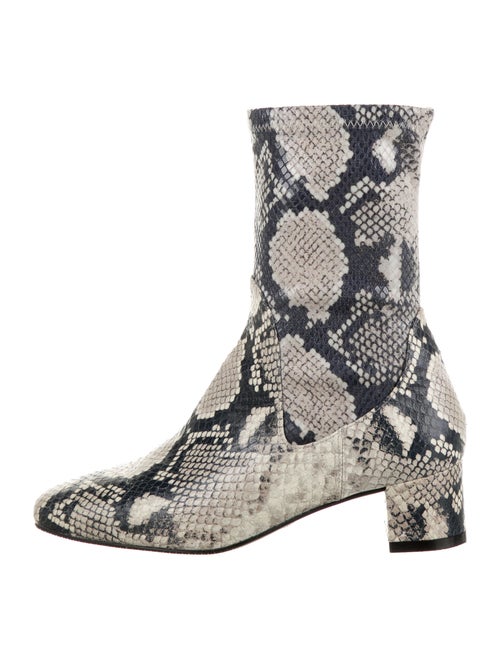 Stuart Weitzman Ernestine Leather Boots White