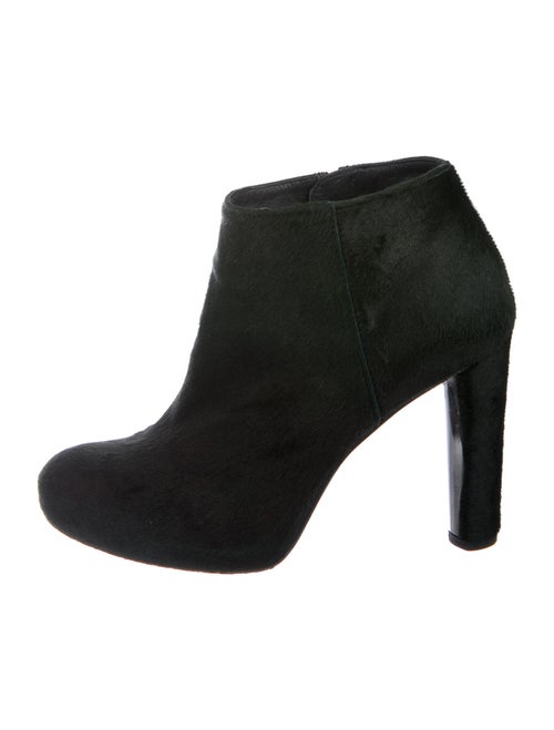 Stuart Weitzman Calf Hair Boots Green