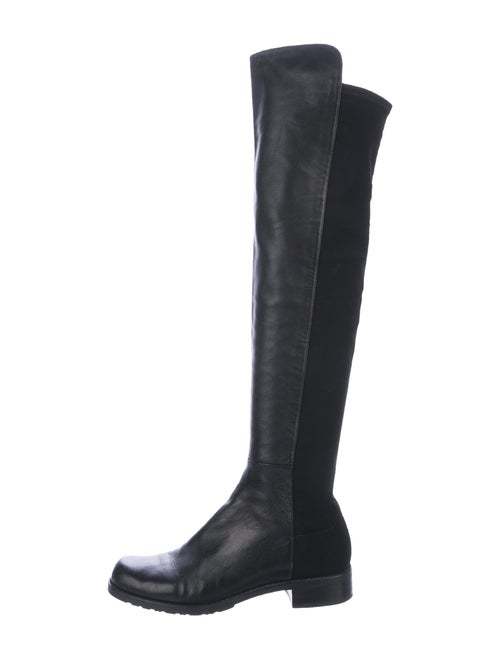 Stuart Weitzman Leather Boots Black
