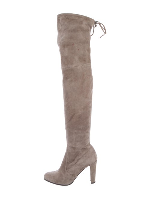 Stuart Weitzman Suede Boots Brown