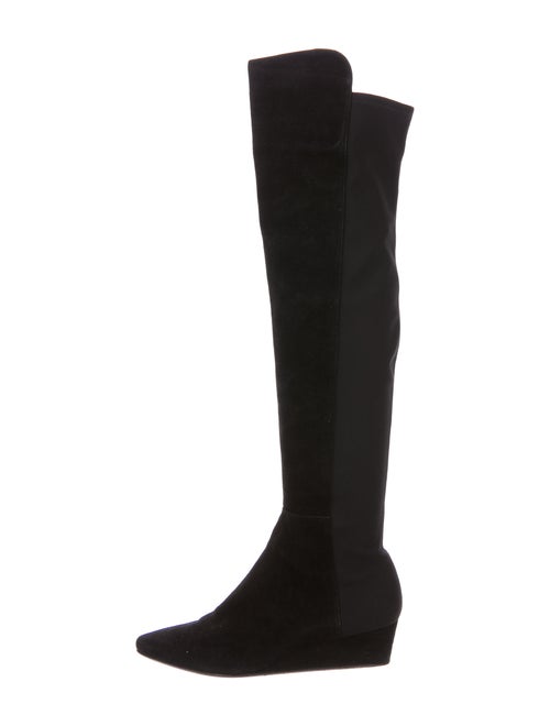 Stuart Weitzman Suede Boots Black