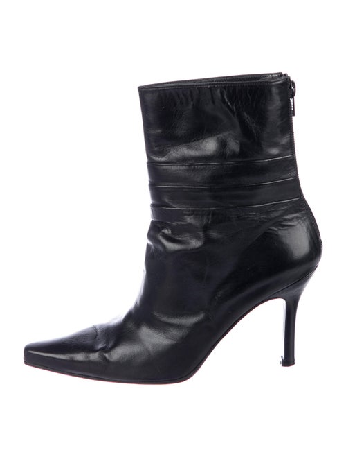 Stuart Weitzman Leather Boots Black