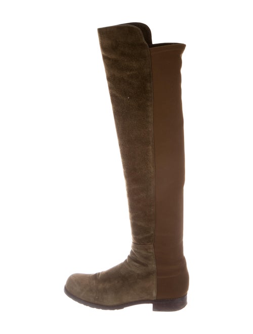 Stuart Weitzman Suede Boots Green