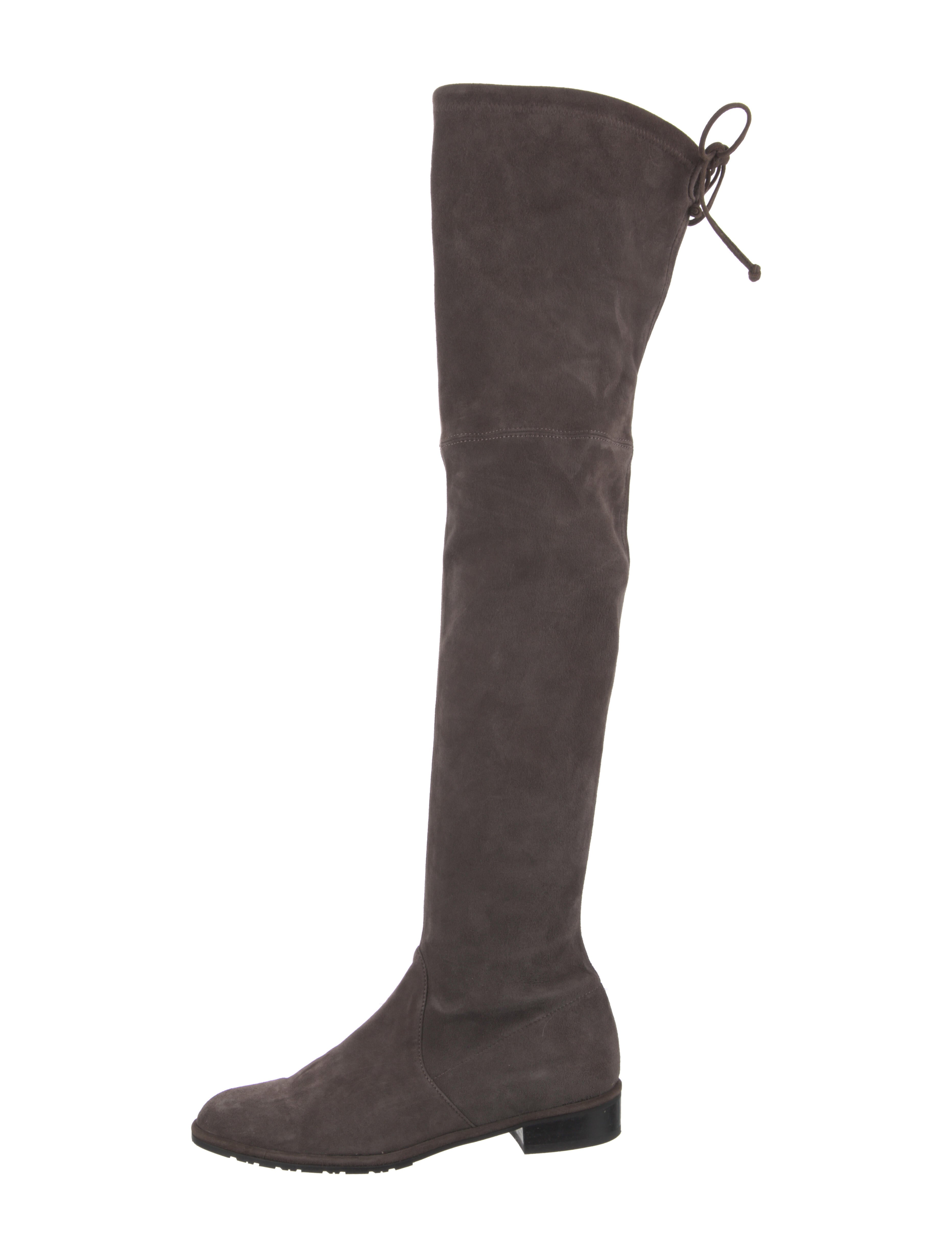 Stuart Weitzman Suede Riding Boots Brown Boots, Shoes WSU230169
