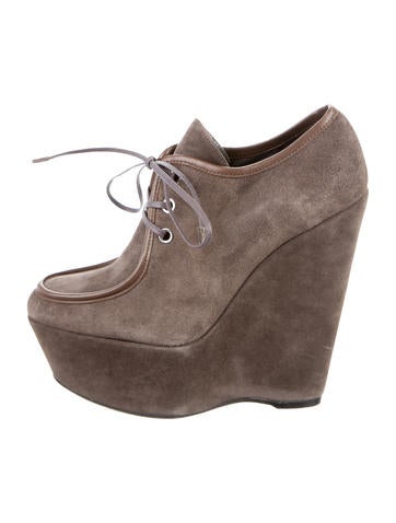 Stuart Weitzman Suede Platform Booties