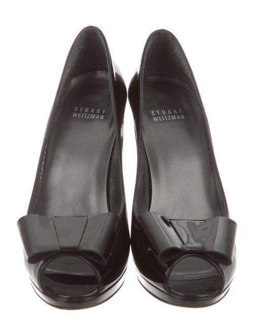 Stuart Weitzman Bowright Peep-Toe Pumps
