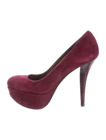 Stuart Weitzman Suede Platform Pumps