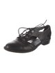 Stuart Weitzman Leather Cutout Accent Oxfords