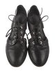 Stuart Weitzman Leather Cutout Accent Oxfords