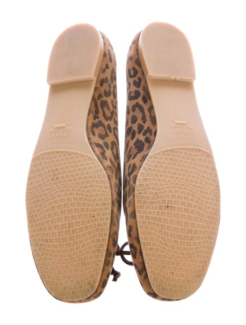 Stuart Weitzman Suede Leopard Print Flats