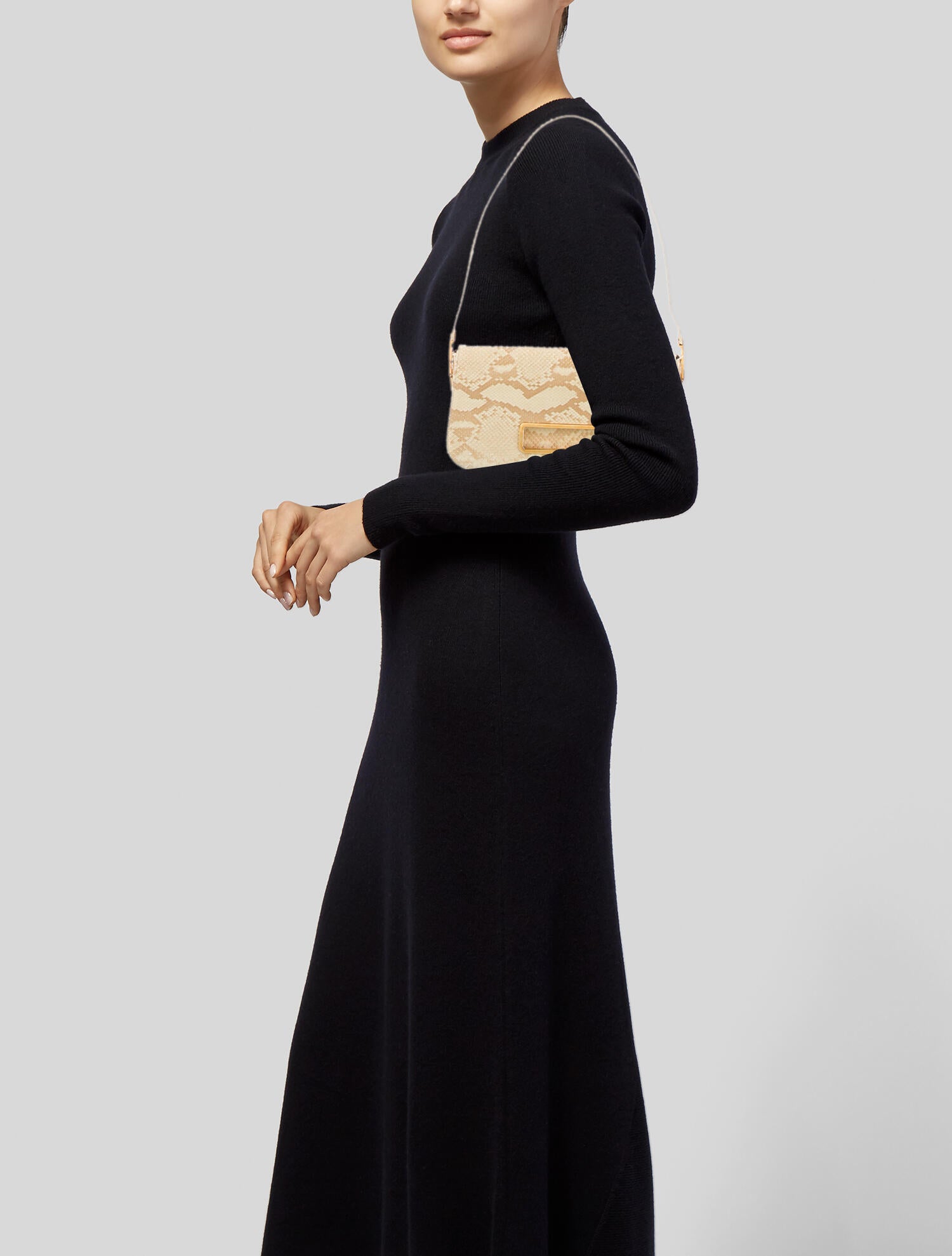 Stuart Weitzman Python Shoulder Bag