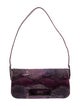 Stuart Weitzman Python Flap Shoulder Bag