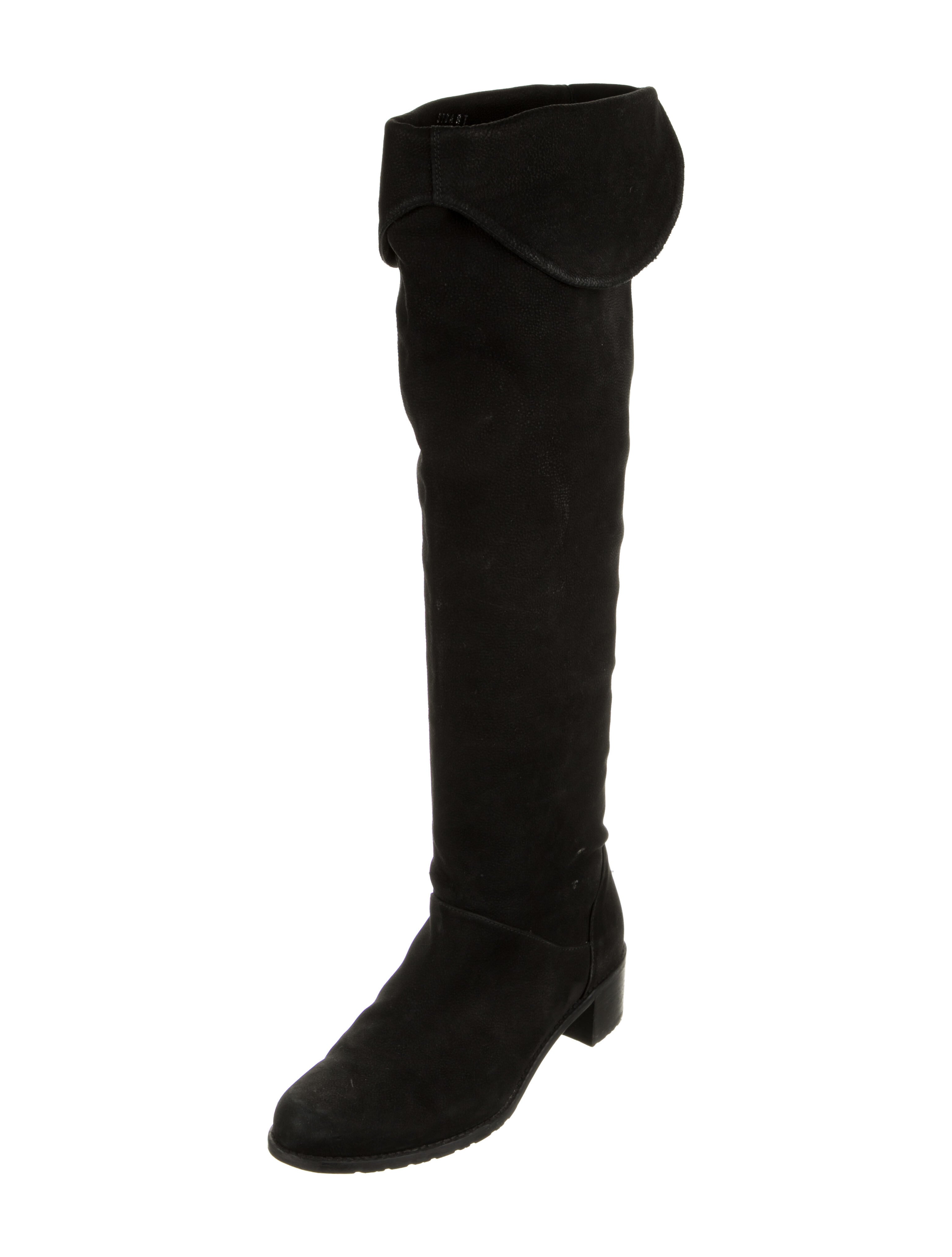 Stuart Weitzman Suede Riding Boots Brown Boots, Shoes WSU263638